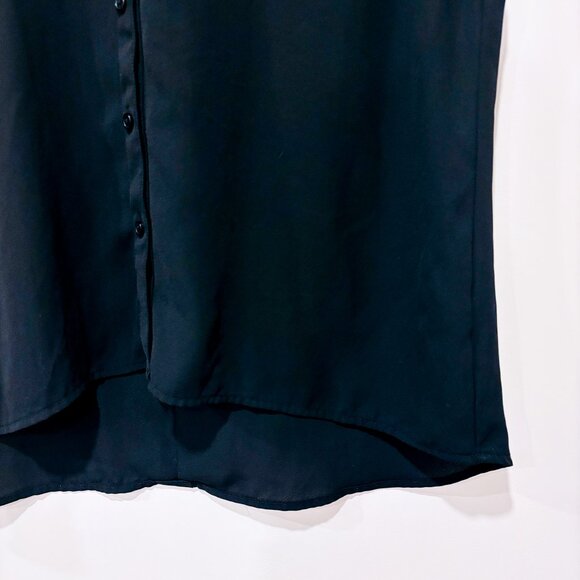 THE LIMITED Black short sleeve blouse | Lightweight | Large * - Picture 4 of 6